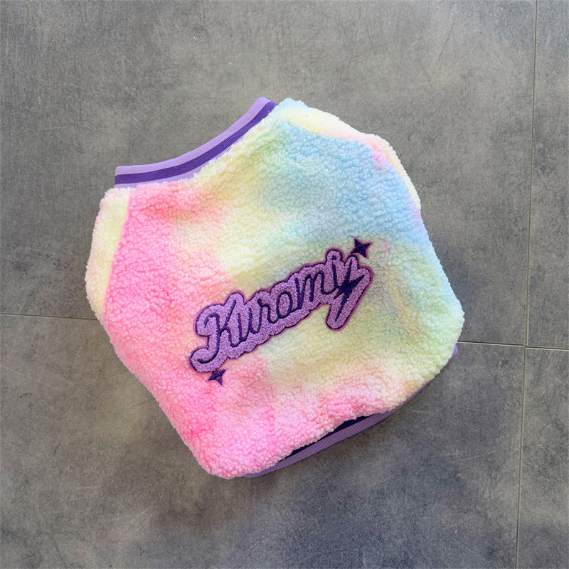 Dog Pink Pastel Hooded Coat for French Bulldogs