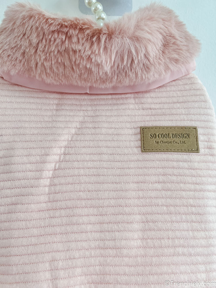 Puppy Pajamas with Collar dogpinkwarmonesiepajamaforsmallmediumdogsbyFrenchiely-8711817