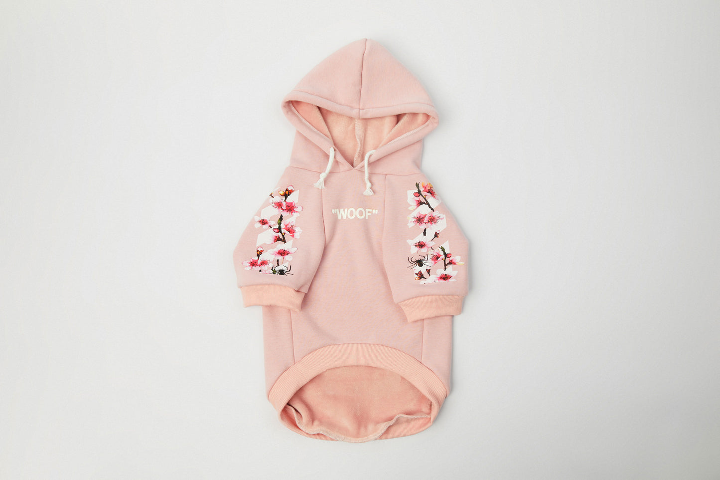 Dog Pink Woof Hoodie - Frenchiely