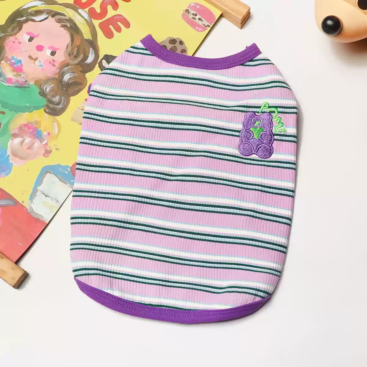 Stripe Cotton Shirt dogstripecottonshirtforfrenchbulldogs_3