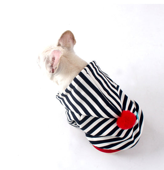 Zipper Stripe Hoodie dogstripehoodedzippercoatformediumdogs_3