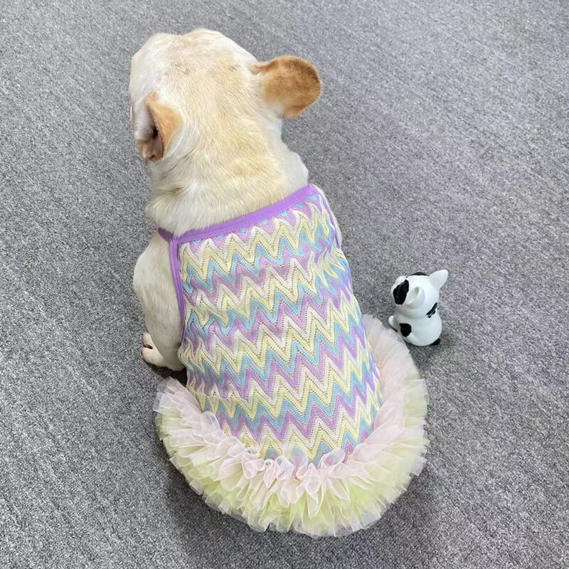 dog summer mesh dress for medium dogs by Frenchiely