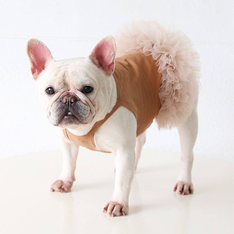 Dog Stretchy Tutu Dress for Small Medium Dogs by Frenchiely