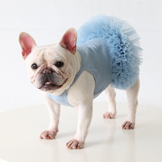 Dog Stretchy Tutu Dress for Small Medium Dogs by Frenchiely