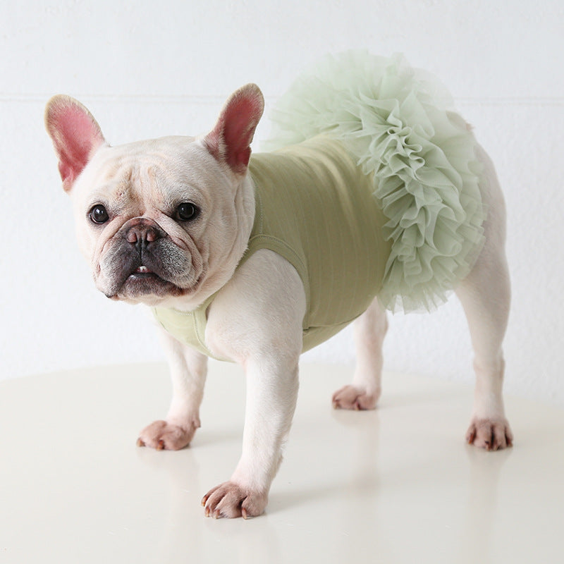 Dog Stretchy Tutu Dress for Small Medium Dogs by Frenchiely