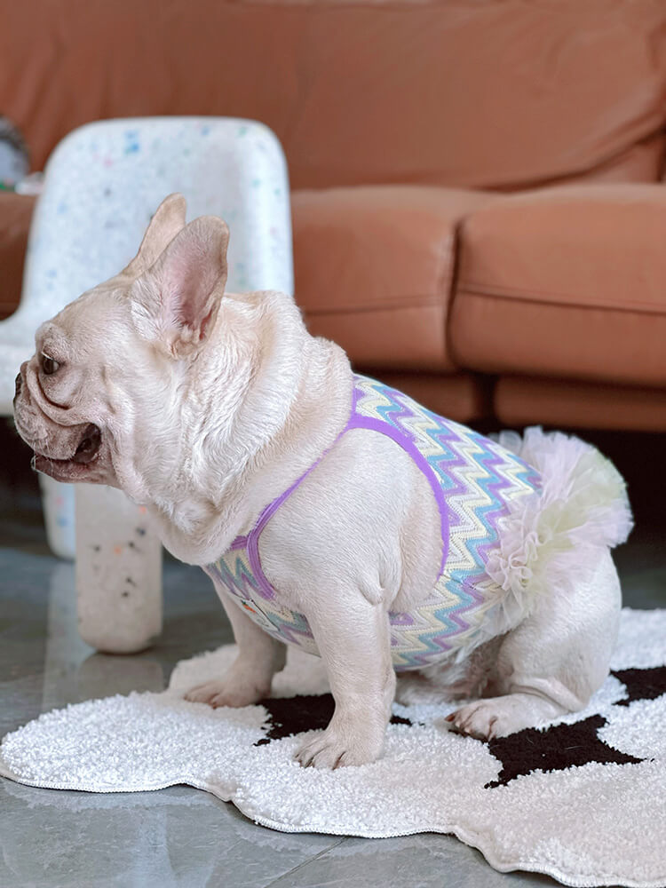 dog summer mesh breathable mesh dress