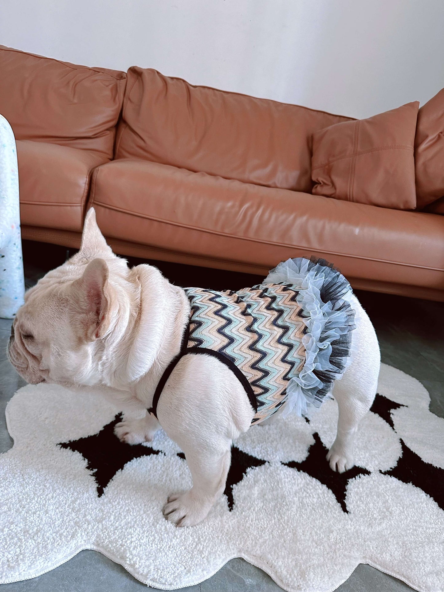 dog summer mesh breathable mesh dress