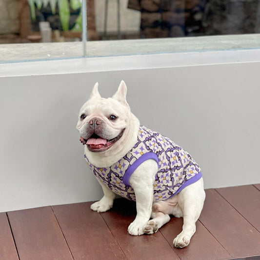 Dog Sweater Vest with Fleece Lined for Medium Dogs By Frenchiely