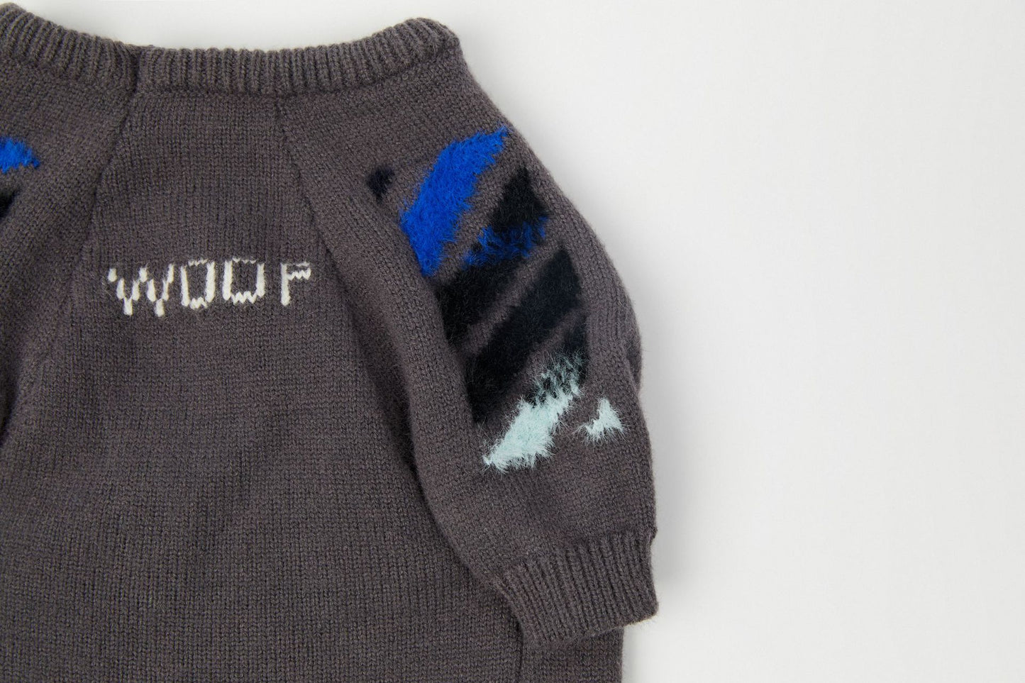 Dog Grey Woof Jumper - Frenchiely