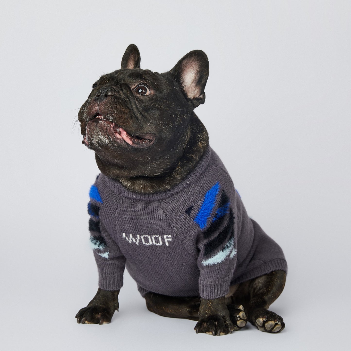 Dog Grey Woof Jumper - Frenchiely
