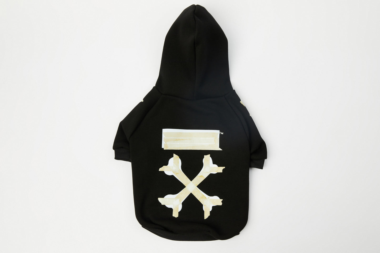 Dog Black and Beige Woof Hoodie - Frenchiely