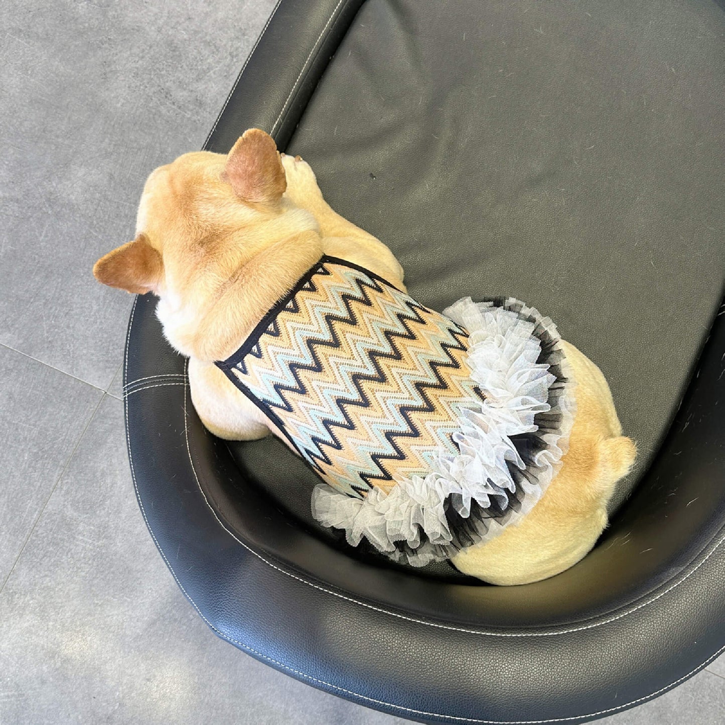 dog summer mesh breathable mesh dress