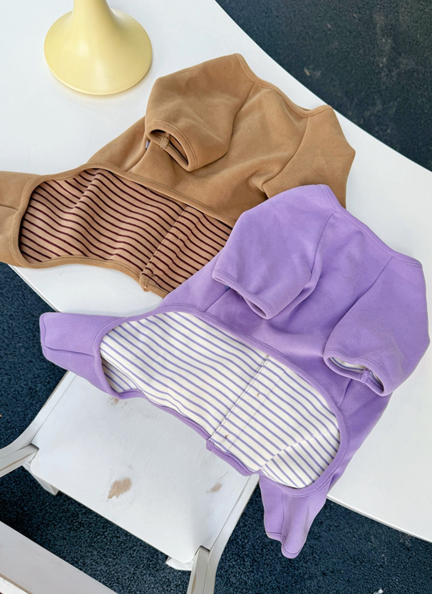 warm onesie pajamas for small medium dogs by frenchiely.com