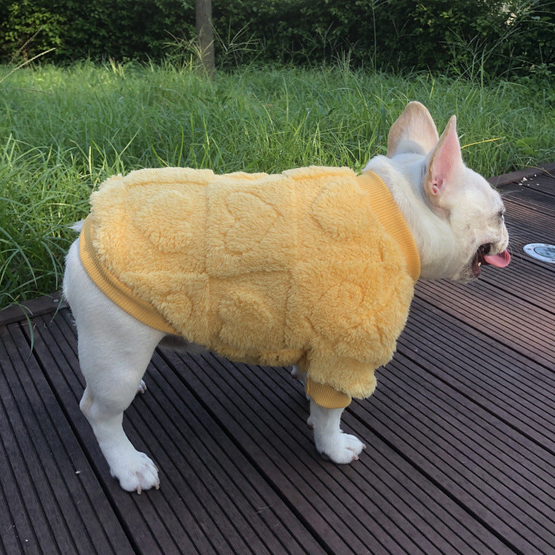 Dog Winter Warm Sweater with 3D ❤️ - Frenchiely