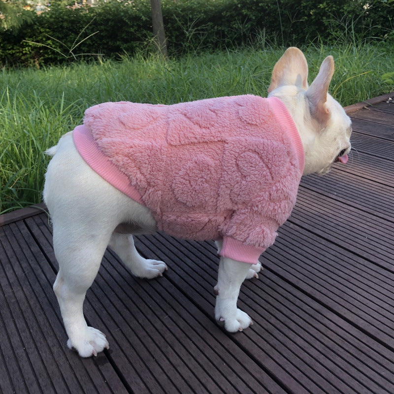 Dog Winter Warm Sweater with 3D ❤️ - Frenchiely