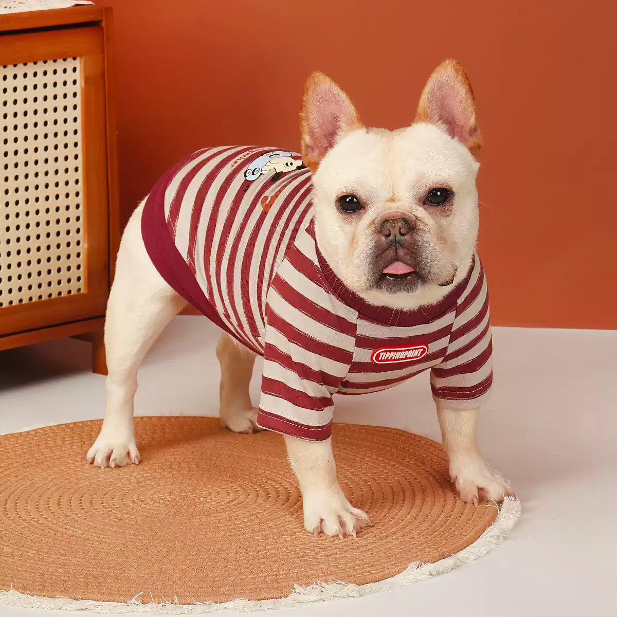 Dark Red Doggie Shirt