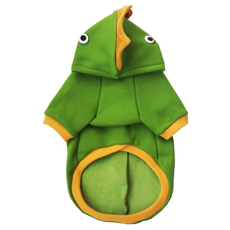 Dog Cartoon Dinosaur Hoody Coat for Medium Dogs