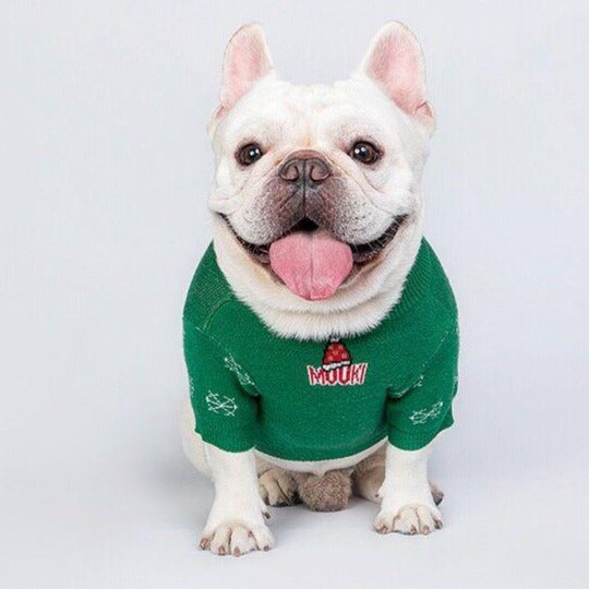 Dog Christmas Gingerman Sweater Outfits for medium dogs by Frenchiely