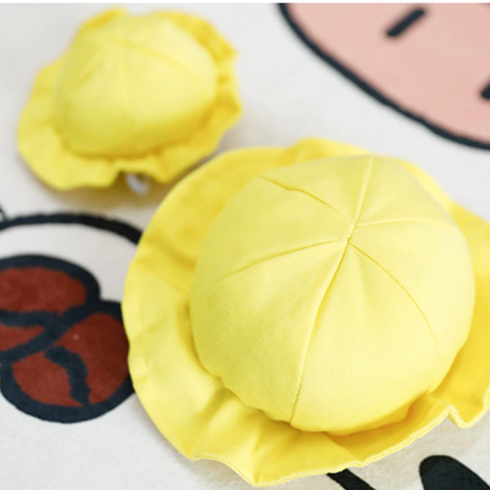 Dog Yellow Hat with Flexible String for Medium Dogs - Frenchiely