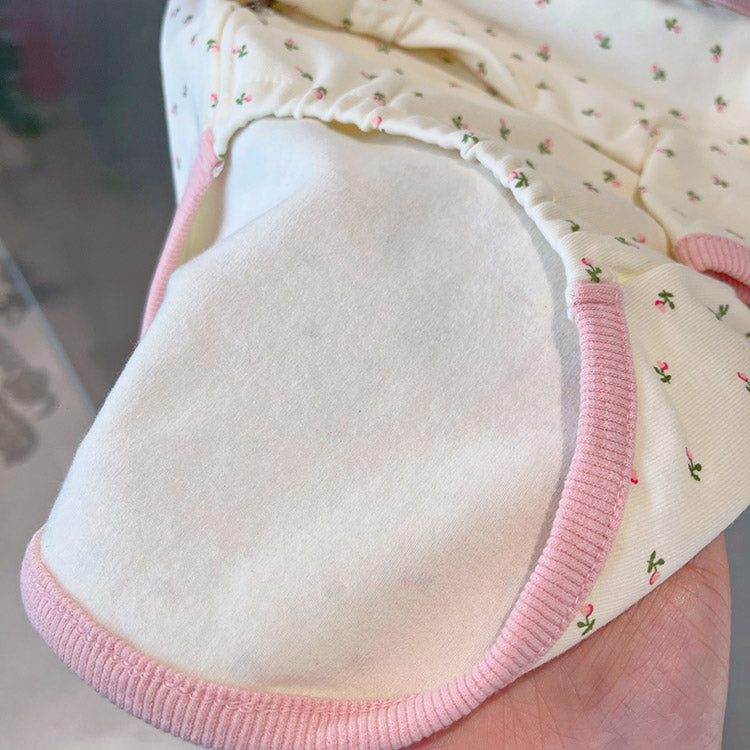 Dog Floral Cotton Shirt for small medium dogs by Frenchiely