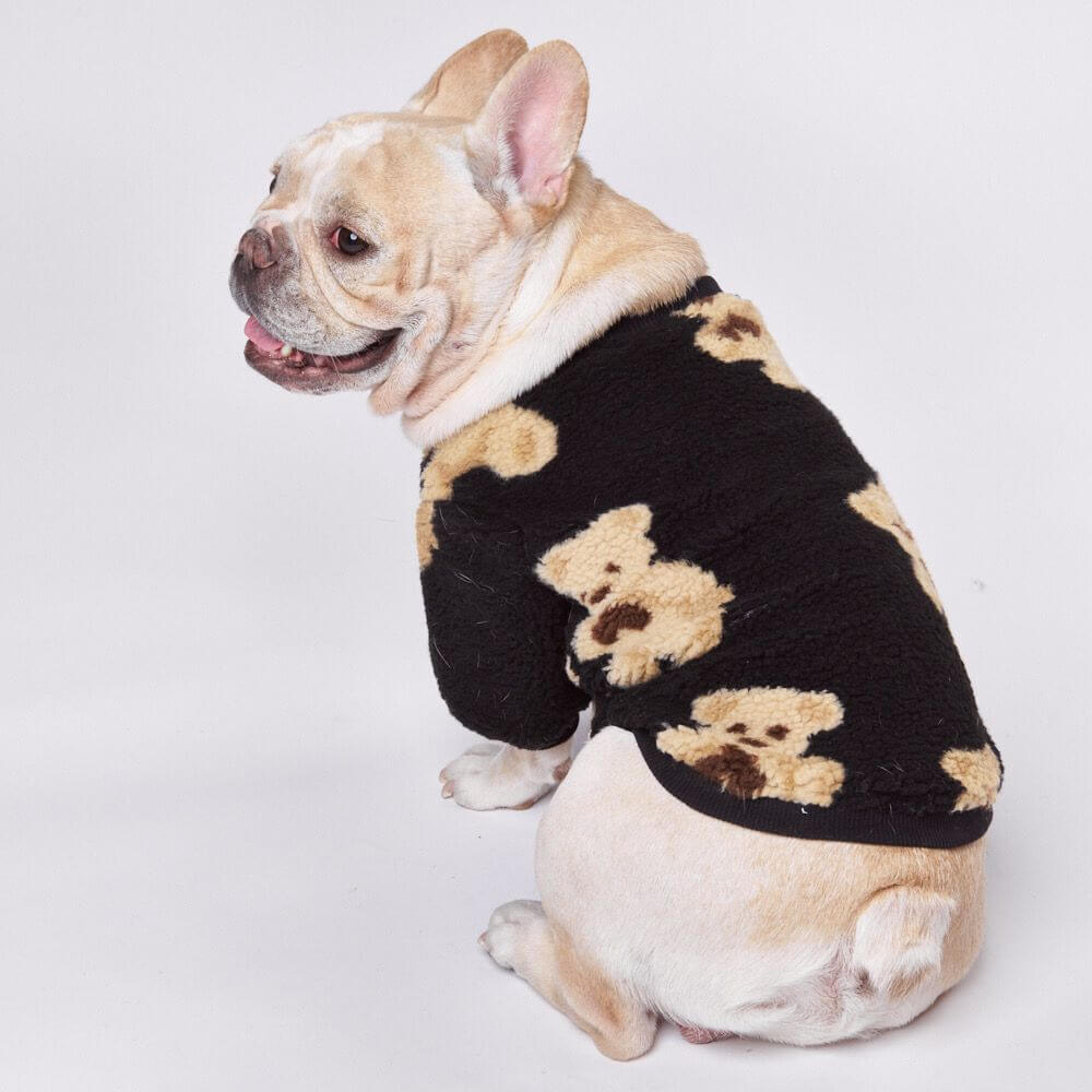 Dog Winter Bear Pullover Sweater for Medium Dogs