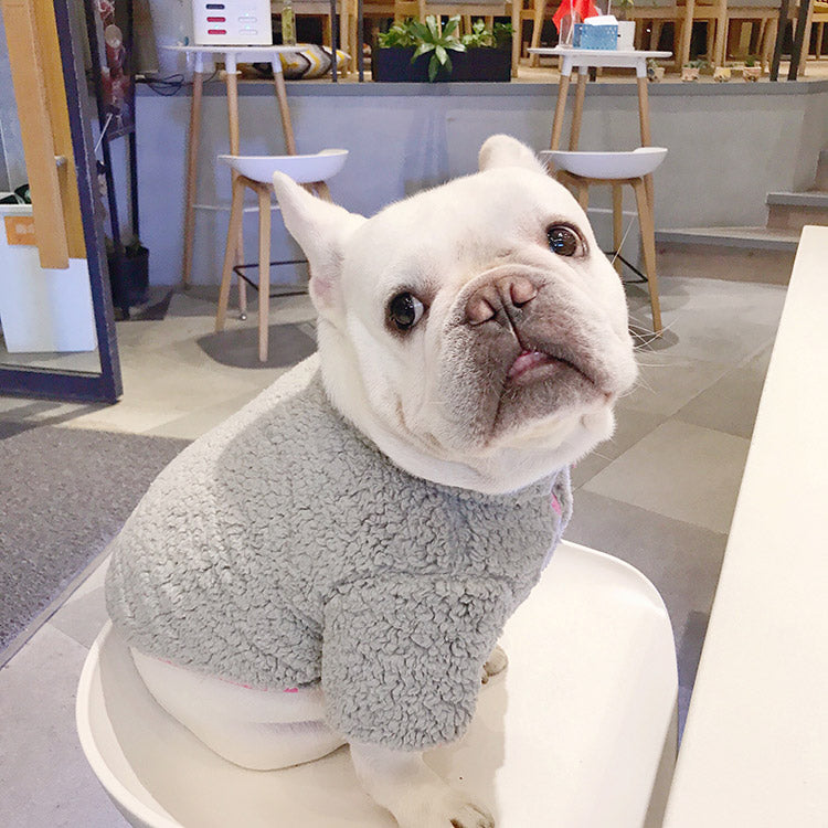 Dog Winter Fluffy Jacket Coat for Frenchies