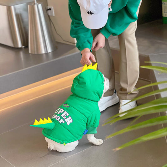 Dog Dinosaur costume for small medium dogs