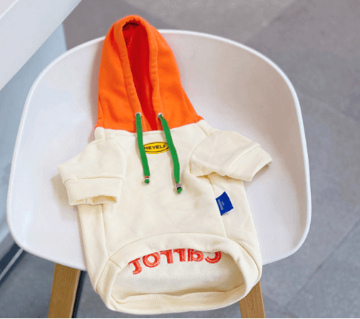 Dog Halloween Cartoon Carrot Costume Hoodies for small medium dogs by Frenchiely 01