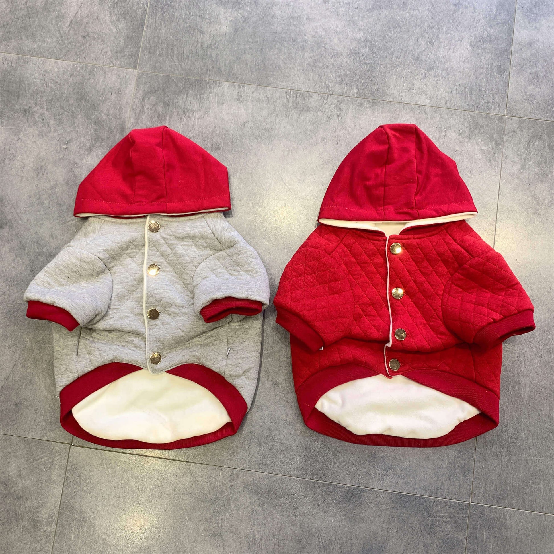 dog christmas hoodie coat for medium dogs