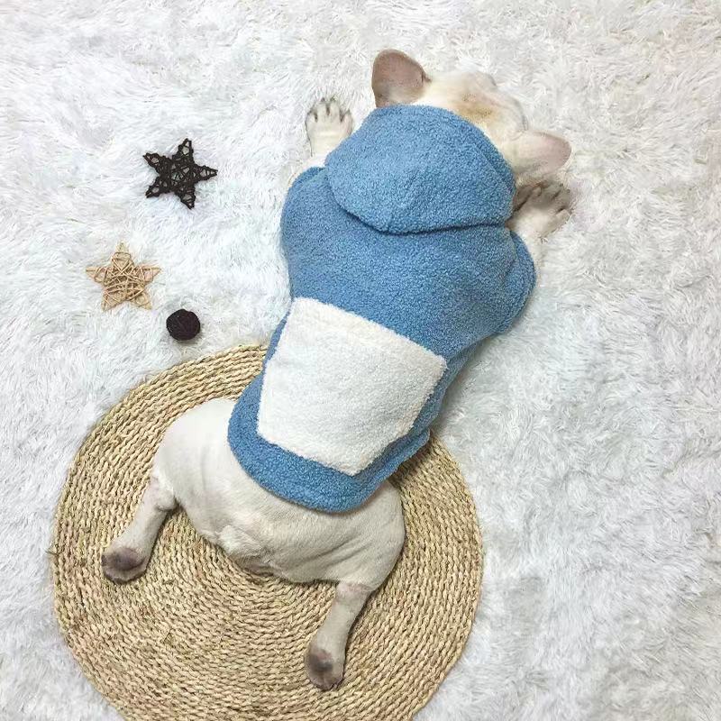 Fluffy Warm Dog Jacket Coat for Frenchies French Bulldog Fashion