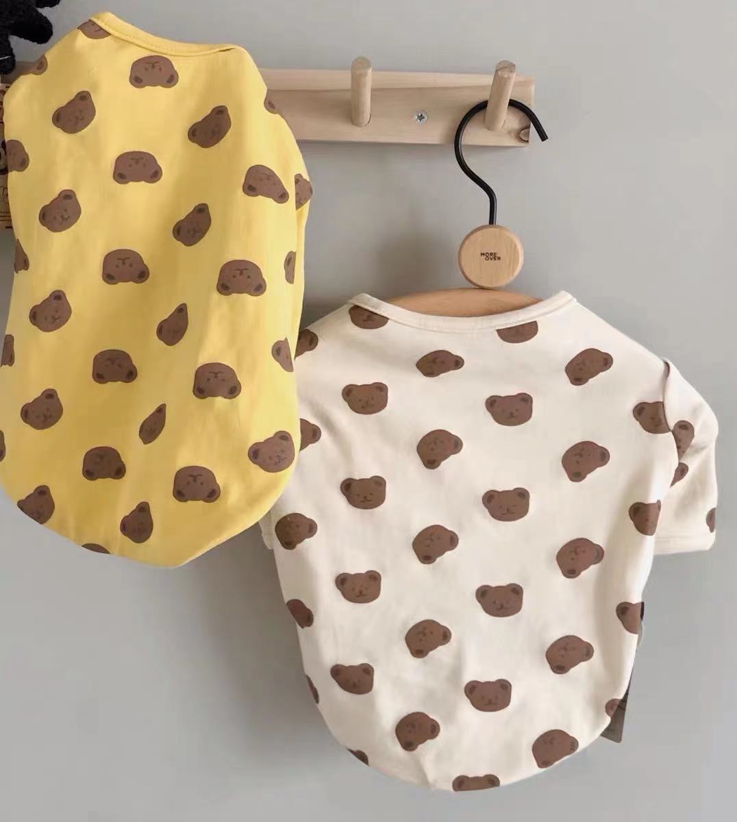 Frenchiely Dog Cartoon Bear Spring Shirt Pullover for french bulldog 0