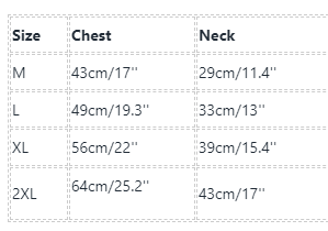 Frenchiely Dog Suede Vest Coat for French Bulldog size chart