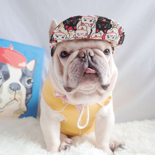 Sunscreen Hat FrenchielyDogsunprotectivehatforfrenchbulldogs010