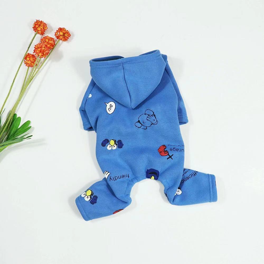 Dog Winter Pajama with Hood - Frenchiely