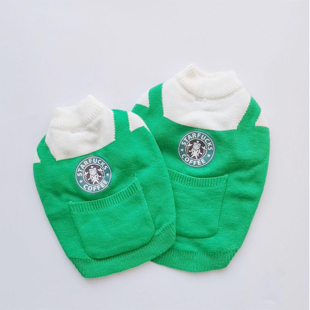 Funny Dog Sweater Starfucks Coffee - Frenchiely