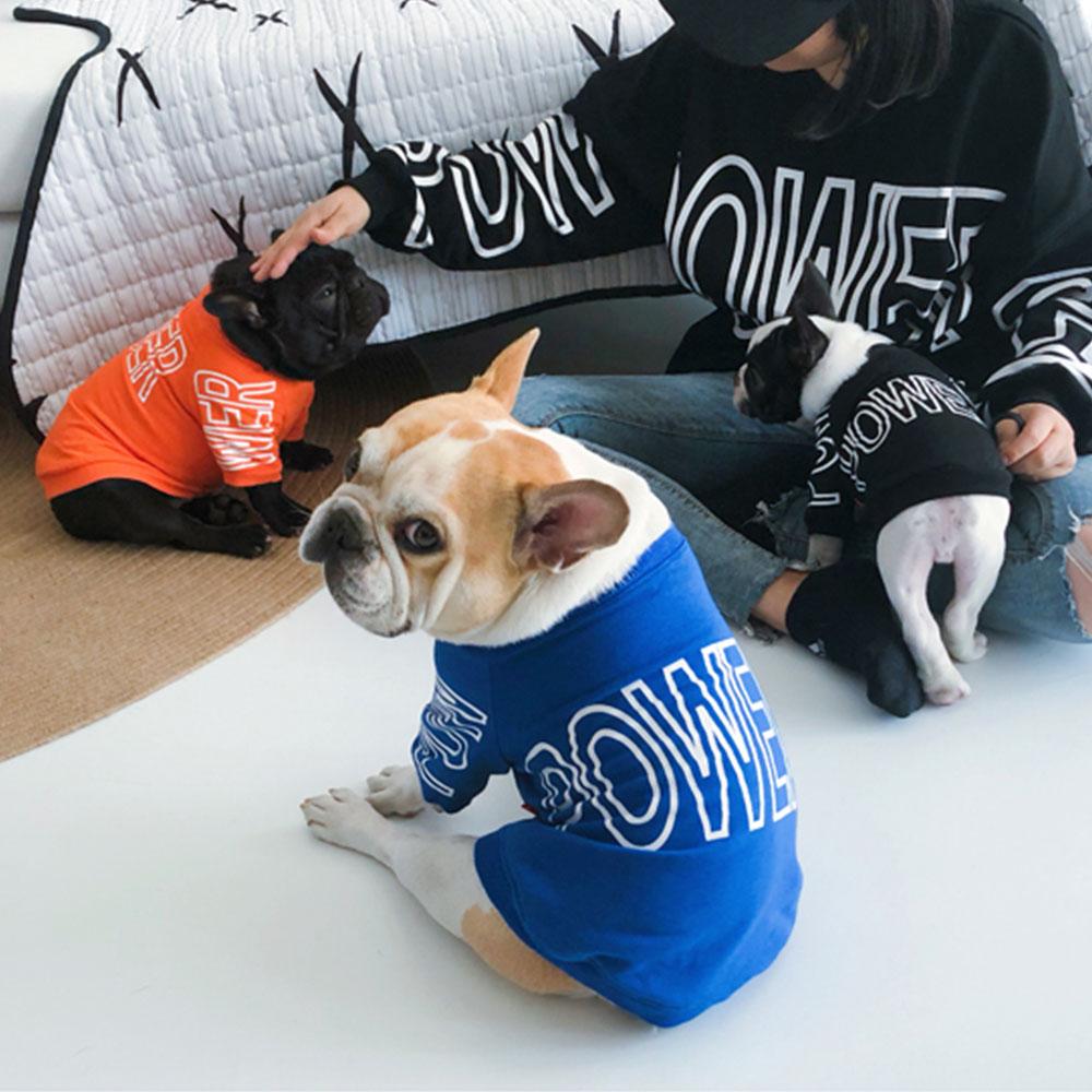 Dog and Human Matching Shirts-Power - Frenchiely