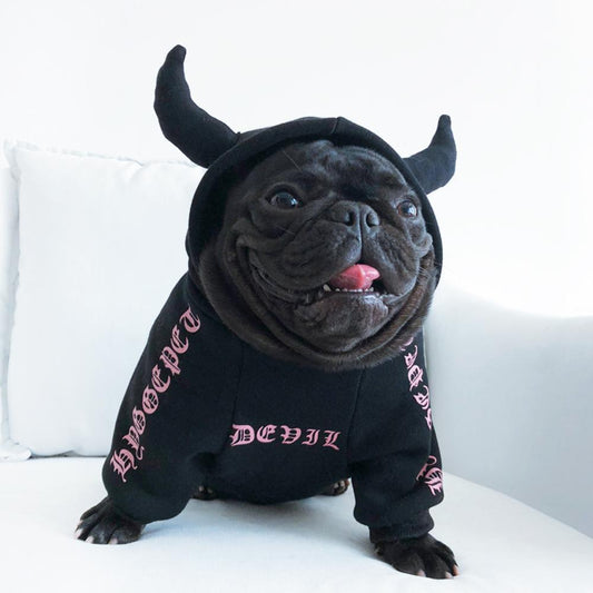 Dog Unicorn & Devil Hoodie Coat for Bulldogs - Frenchiely