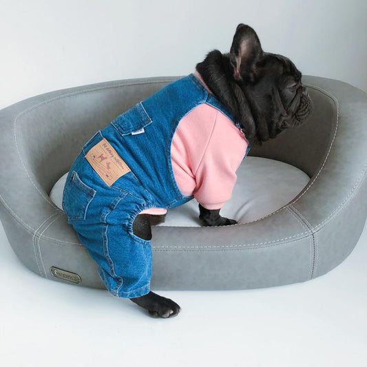 Soft Denim Overalls Frenchiely_comfy_soft_demin_jumpsuit_overalls_for_french_bulldog_03