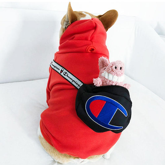 Warm Winter Hoodie with Zipper Bag - Frenchiely