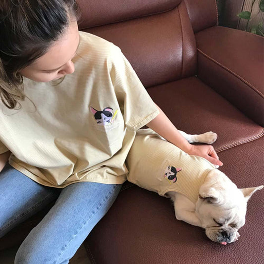 Dog and Owner Matching Clothes Vest Shirt - Frenchiely