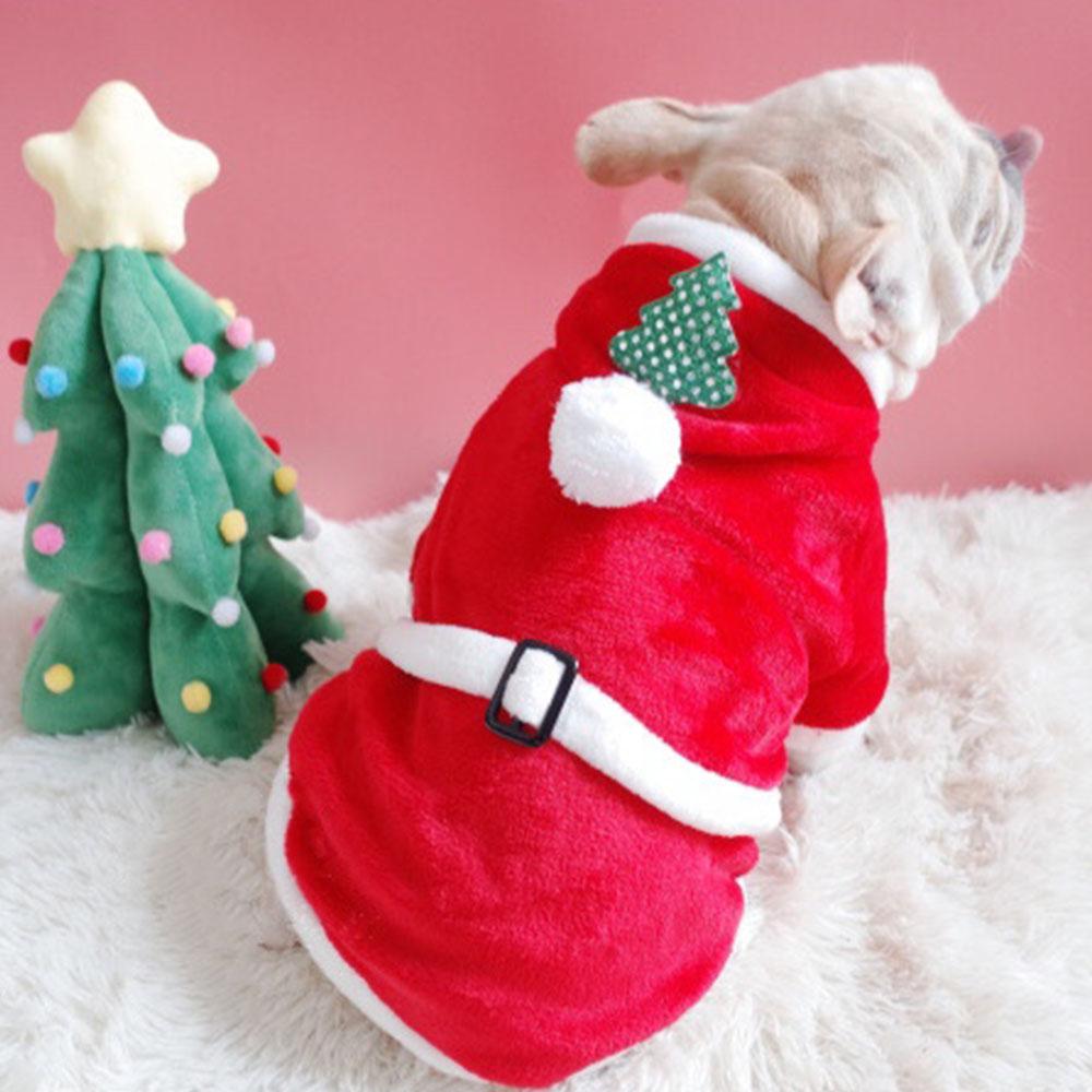 puppy bulldog santa outfit Christmas outfits for medium dogs - Frenchiely