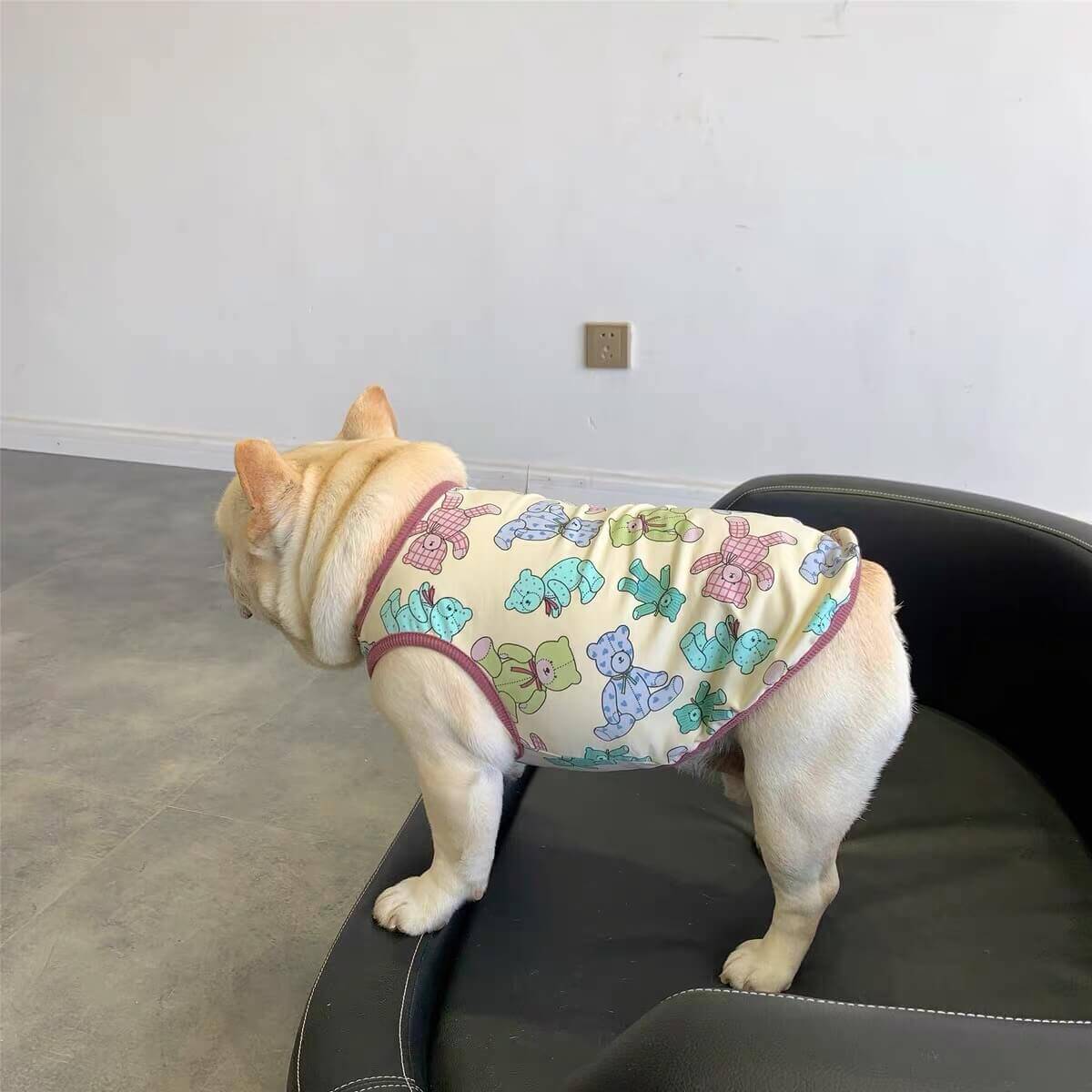 Dog Bear Cotton Shirt FOR FRENCH BULLDOGS BY FRENCHIELY