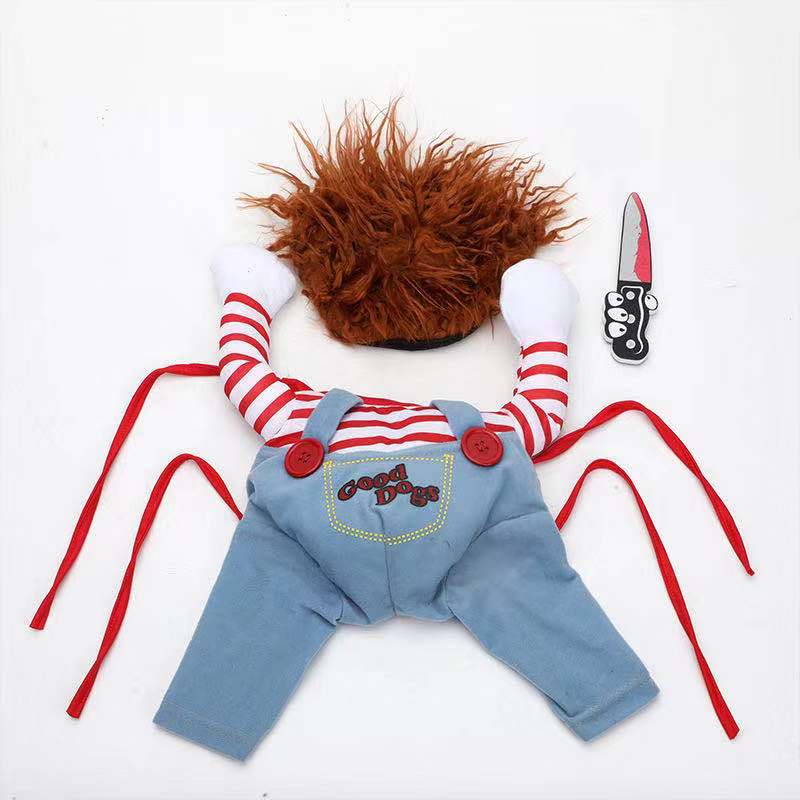 Deadly Doll Dog Costume for Medium Sized Dogs - Frenchiely