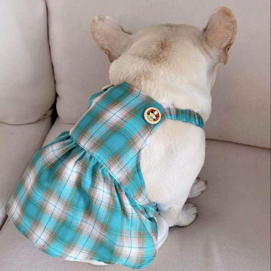 Buffalo Plaid Dress Frenchielydogplaidsuspenderdressformediumdogs04