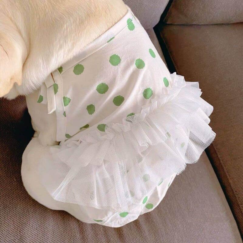 Dog Polka Dress tutu for small medium dogs by Frenchiely
