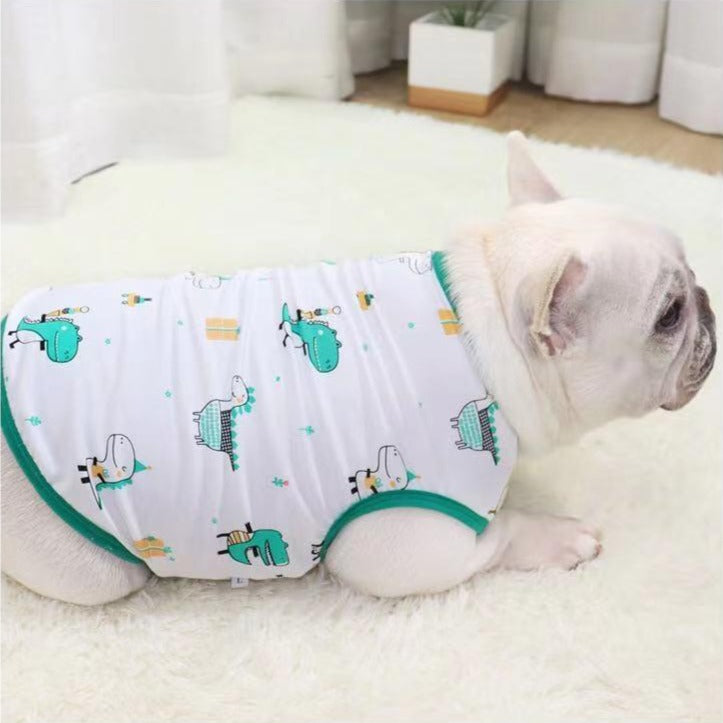 Dog Cartoon Dinosuars Shirts- Frenchiely