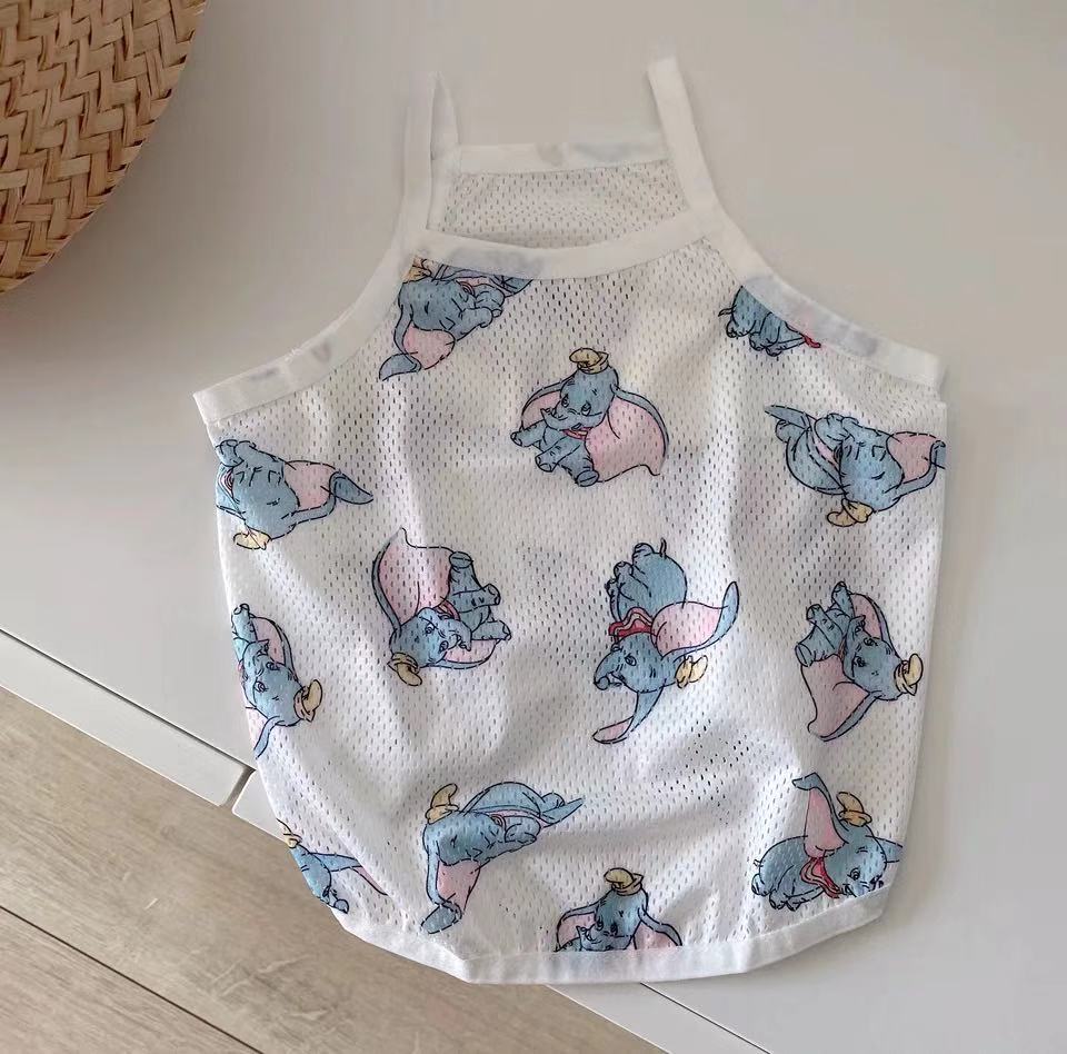 Dog Summer Mesh Shirt- elephant - Frenchiely