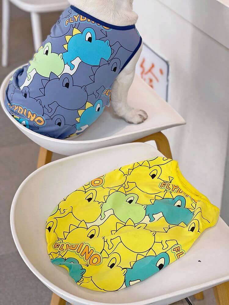 Dog Cotton Crocodile Shirt for medium large dogs by Frenchiely