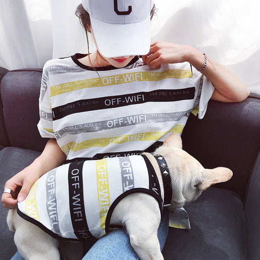 dog summer matching shirts - Frenchiely