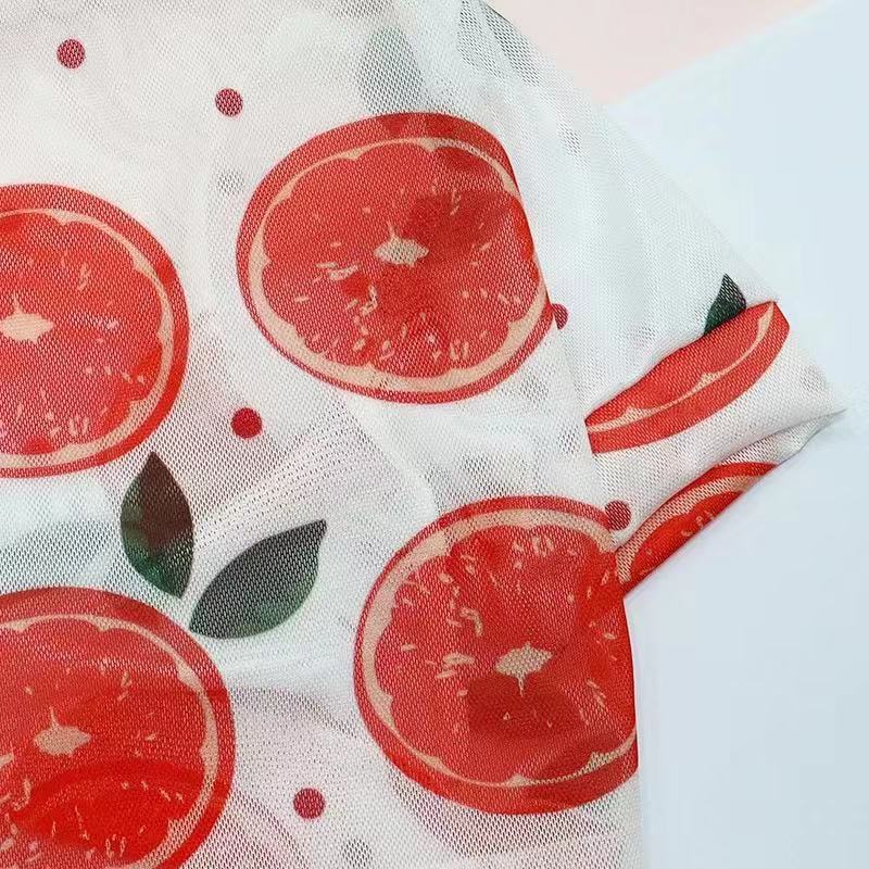 Dog Summer Sun Screen Shield Shirt- Orange - Frenchiely